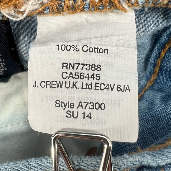J. Crew Broken In Boyfriend Distressed Jeans Size 24 Women’s - Picture 6 of 6